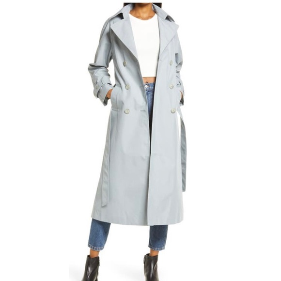 🌿|NWT| Reformation Holland Trench Coat in - Picture 2 of 14